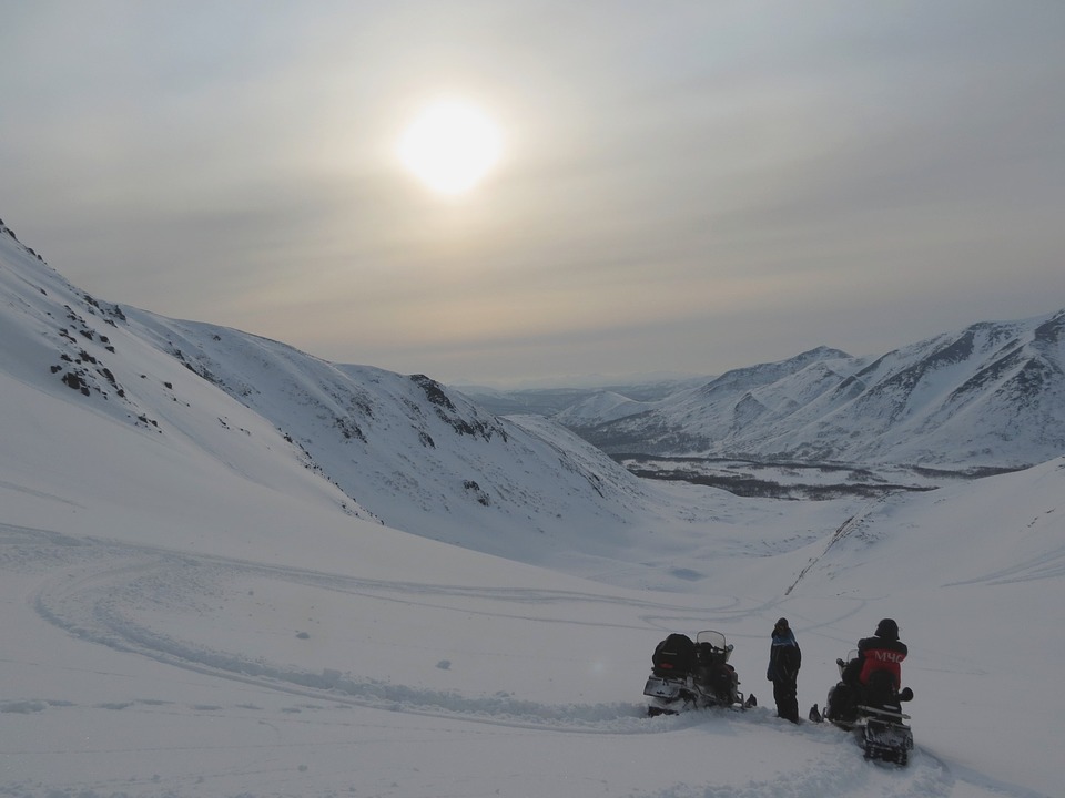 Winter adventure on snow machines to Puschinkiye hot springs of Milkovsky district, Kamchatka (5 days, 4 nights) 