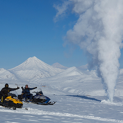 在纳利切夫斯基峡谷雪橇自驾游