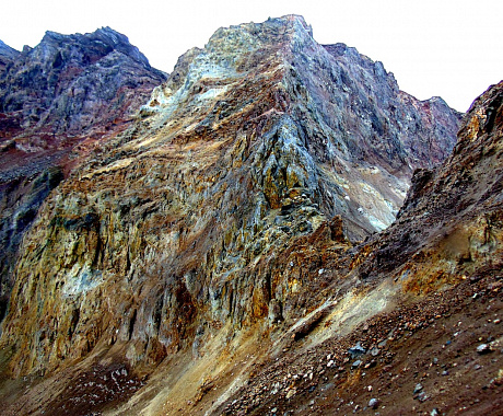 攀登穆特诺夫斯基火山